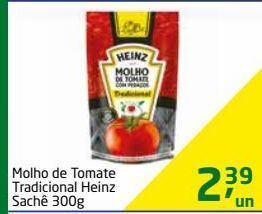 Tenda Atacado Molho de tomate tradicional heinz sachê 300g oferta