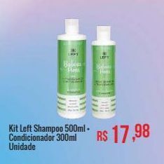 Mart Minas Kit shampoo 500ml + condicionador 300ml left oferta