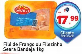 Tonin Superatacado Filé de frango ou filezinho seara 1kg oferta