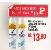 Mart Minas Desodorante rexona 200ml oferta