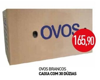 Ovos Brancos Caixa com 30 duzias