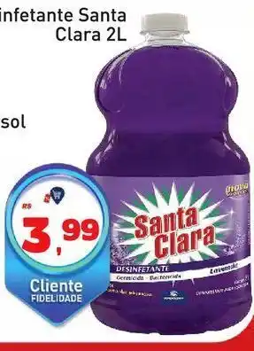 Tonin Superatacado Desinfetante santa clara 2l oferta