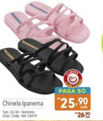Supermercados Condor Chinelo ipanema oferta