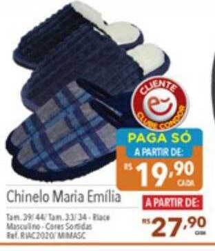 Supermercados Condor Chinelo maria emilia oferta