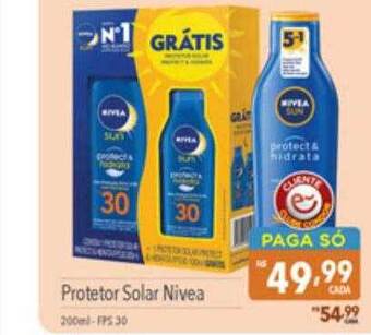 Supermercados Condor Protetor solar nivea oferta