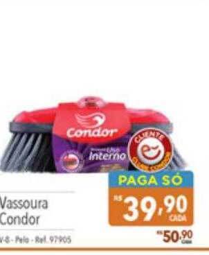Supermercados Condor Vassoura condor oferta