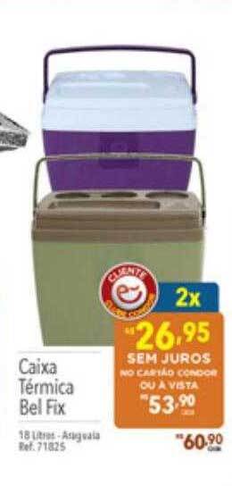 Supermercados Condor Caixa térmica bel fix oferta