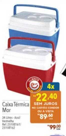 Supermercados Condor Caixa térmica mor oferta