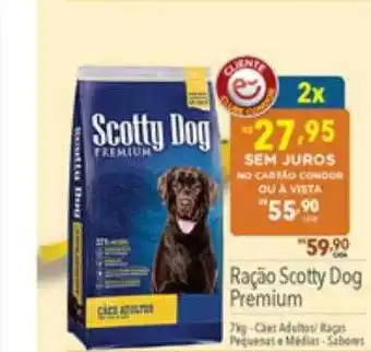 Supermercados Condor Ração scotty dog premium oferta