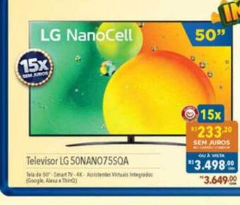 Supermercados Condor Televisor lg 50nano75sqa oferta