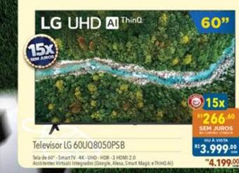 Supermercados Condor Televisor lg 60uq8050psb oferta