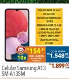 Supermercados Condor Celular samsung a13 sm-a135m oferta