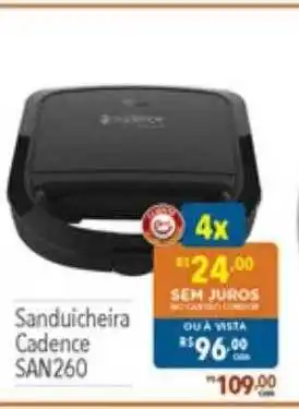 Supermercados Condor Sanduicheira cadence san260 oferta