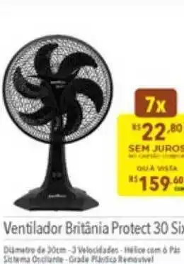Supermercados Condor Ventilador britânia protect 30 six oferta