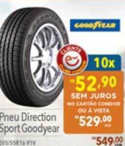 Supermercados Condor Pneu direction sport goodyear oferta