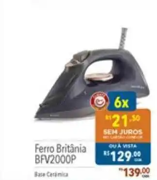 Supermercados Condor Ferro britânia bfv2000p oferta