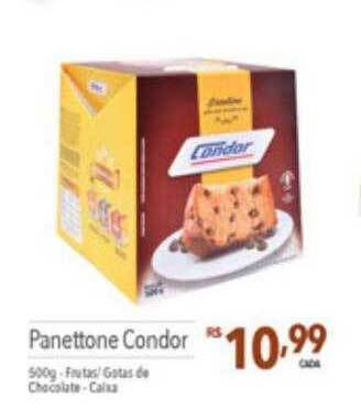 Supermercados Condor Panettone condor 500g oferta