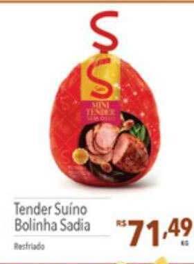 Supermercados Condor Tender suino bolinha sadia oferta
