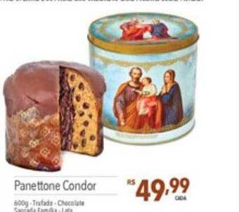 Supermercados Condor Panettone condor 600g oferta