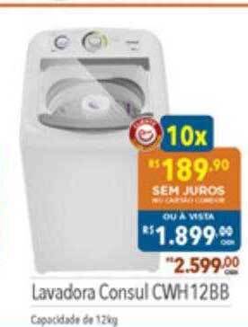 Supermercados Condor Lavadora consul cwh12bb oferta
