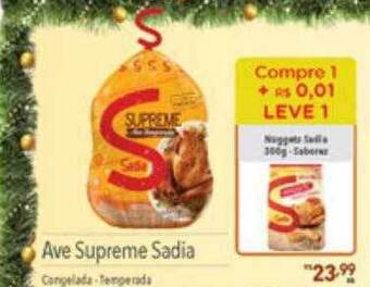 Supermercados Condor Ave supreme sadia oferta