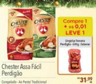 Supermercados Condor Chester assa fácil perdigão oferta