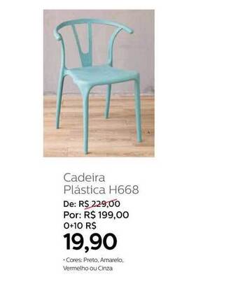 Grupo Formosa Cadeira Plástica H668 oferta