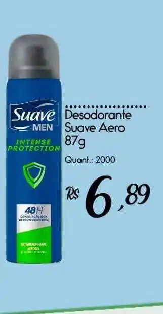 Giassi Supermercados Desodorante Suave Aero 87g oferta