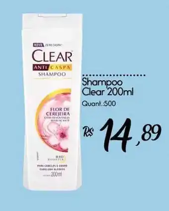 Giassi Supermercados Shampoo Clear 200ml oferta