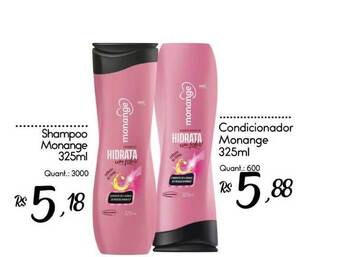 Giassi Supermercados Shampoo Monange 325ml oferta