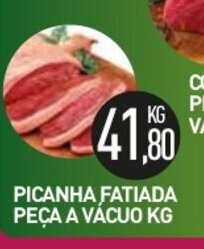 Calvo Atacadista Picanha Fatiada peca a vacuo 1kg oferta