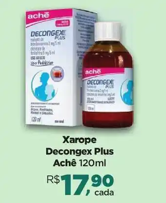 Farmácias Nissei Xarope Decongex Plus Achê 120ml oferta