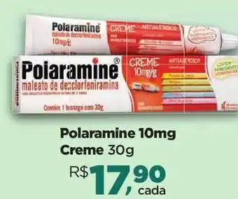 Farmácias Nissei Polaramine 10mg Creme 30g oferta