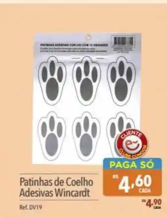 Patinhas De Coelho Adesivas Wincardt