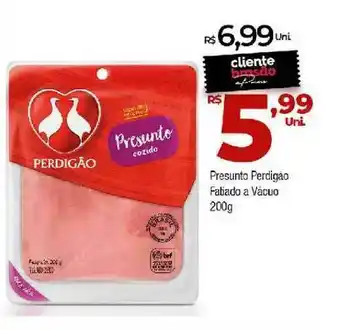 Brasão Supermercados Presunto Perdigão Fatiado A Vácuo 200g oferta