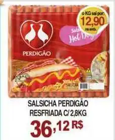 Mercadão Atacadista Salsicha Perdigão Resfriada 2.8kg oferta
