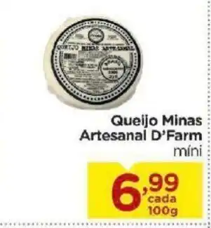 Carrefour Bairro Queijo Minas Artesanal D'Farm 100g oferta