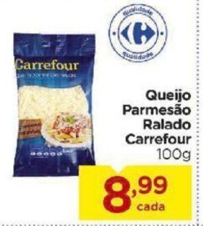 Carrefour Bairro Queijo Parmesao Ralado Carrefour 100g oferta