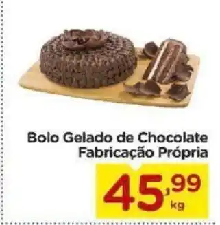 Carrefour Bairro Bolo Gelado de Chocolate Fabricacae Propria 1kg oferta