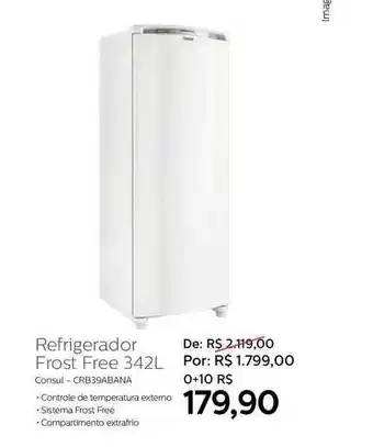 Refrigerador Frost Free 342l Consul