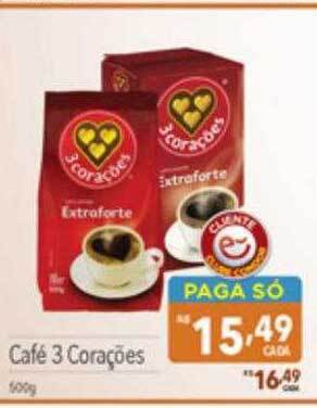 Supermercados Condor Café 3 corações oferta