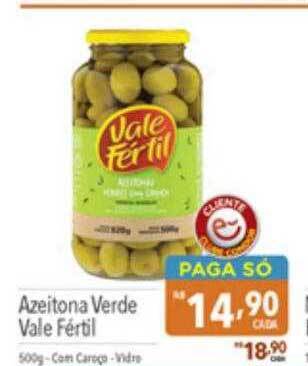 Azeitona verde vale fértil