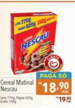 Supermercados Condor Cereal matinal nescau oferta