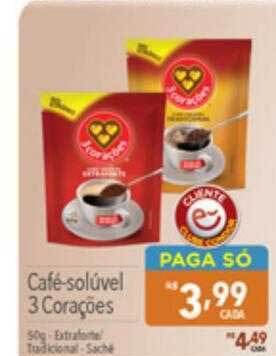 Supermercados Condor Café soluvel 3 corações oferta