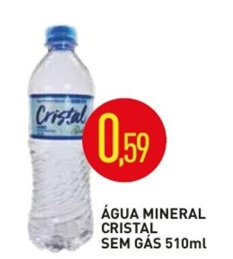 Calvo Atacadista Agua Mineral Cristal sem gas 510ml oferta