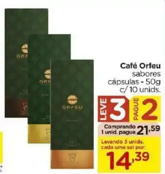 Carrefour Bairro Cafe Orfeu 50g c/10 unid. oferta