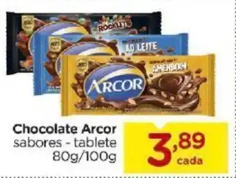 Carrefour Bairro Chocolate Arcor 80g/100g oferta