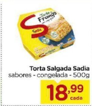 Carrefour Bairro Torta Salgada Sadia 500g oferta