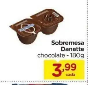 Sobremesa Danette 180g