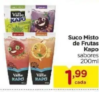Carrefour Bairro Suco Misto de Frutas Kapo 200ml oferta